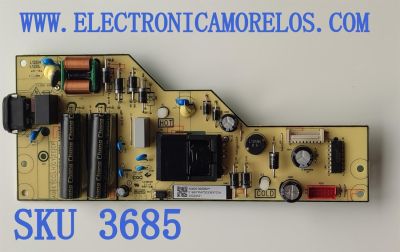 FUENTE DE PODER PARA TV TCL / NUMERO DE PARTE 30805-000260 / 40-L12DH4-PWC1CG / 11601-500069 / DISPLAY CV580U3-L02 REV:01 / MODELO 58S455	